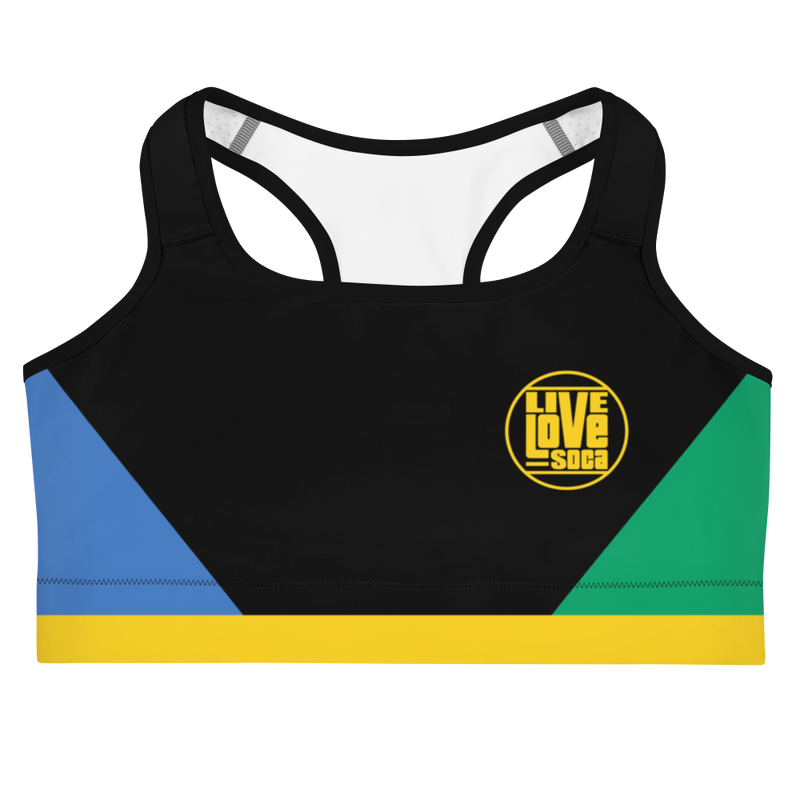 Gabon Africa Active Sports Bra