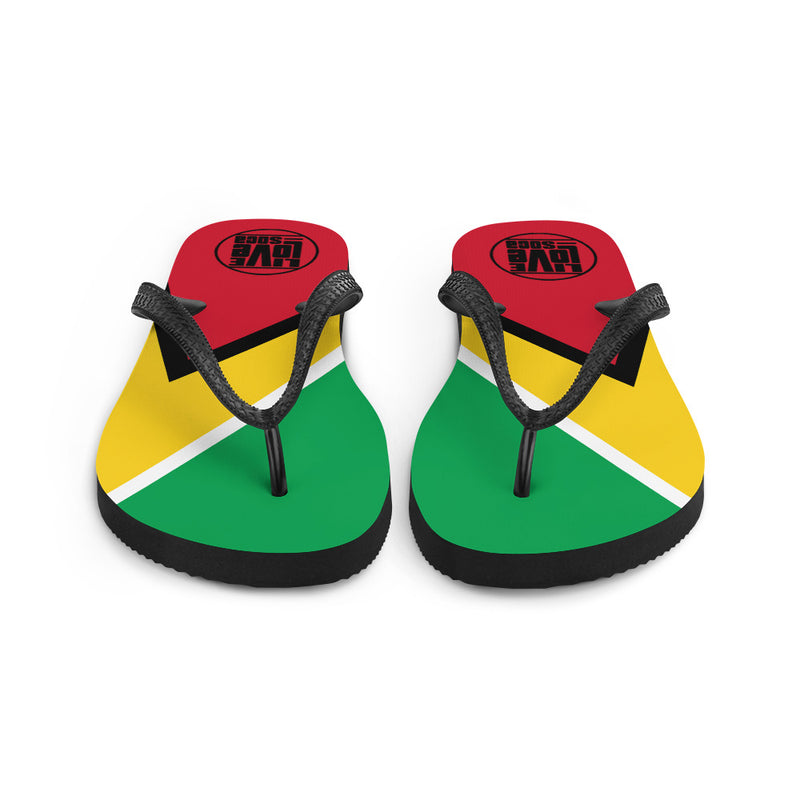 Island Guyana Flip Flops - Live Love Soca Clothing & Accessories