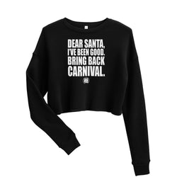 Dear Santa Christmas Crop Sweater