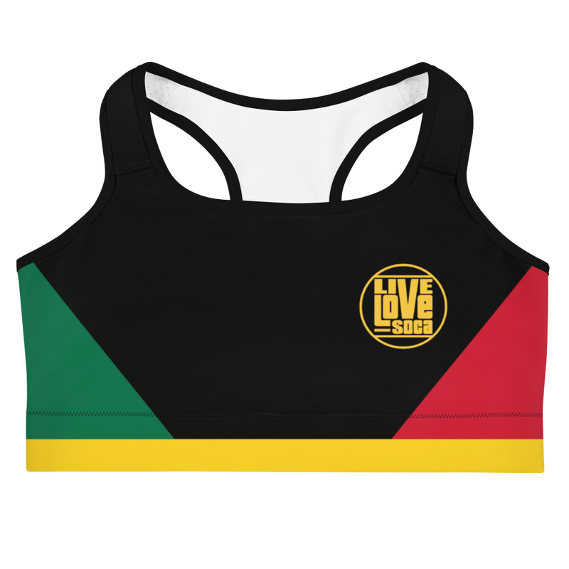 Africa Active Ghana Sports Bra - Live Love Soca Clothing & Accessories